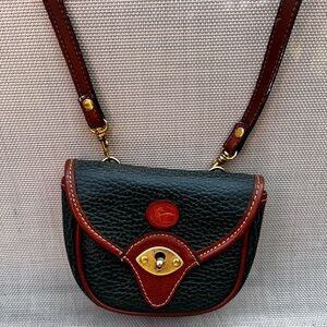 Dooney & Bourke Black and Brown Mini Bag